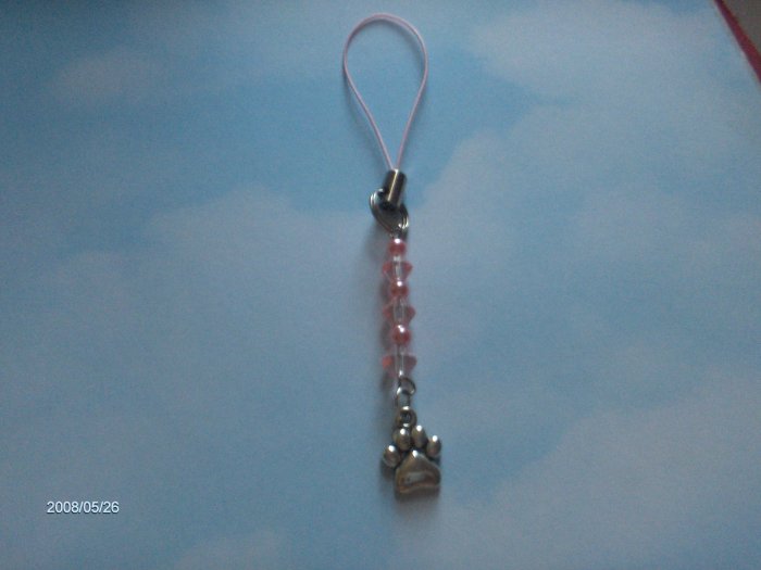 pink dog charm