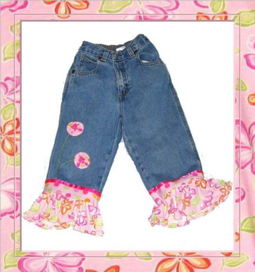 Custom Overalls or Jeans with Bay Lulu Fabric