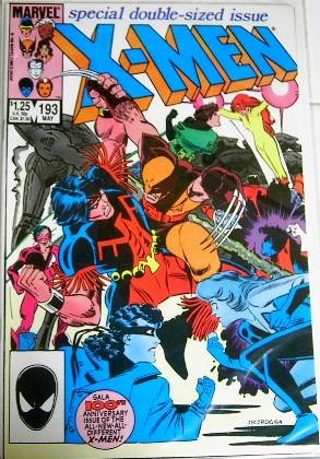 May 1985 Marvel Comics "X-Men" #193 Special Double Issue