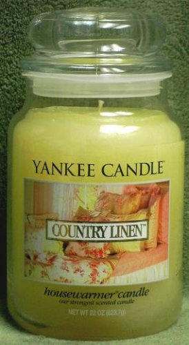 Yankee Candle "Country Linen" 22oz. Housewarmer Candle