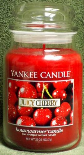 Yankee Candle "Juicy Cherry" 22oz. Housewarmer Candle (Retired)