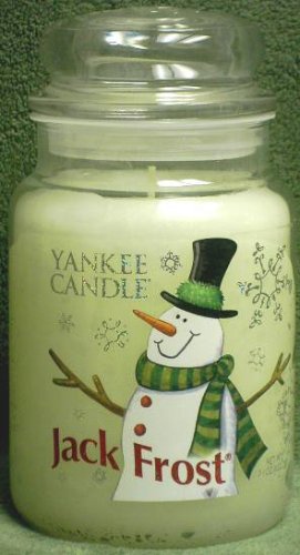 Yankee Candle "Jack Frost" 22oz. Housewarmer Holiday Candle (Retired Style 2)