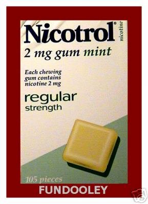 NICOTROL NICOTINE 2MG MINT GUM - 2 Boxes