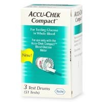 Accu-Chek COMPACT STRIPS (3 Drums) 51/Box