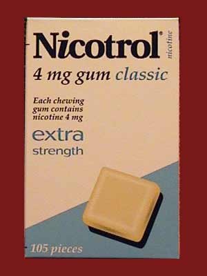 NICOTROL NICOTINE 4MG GUM CLASSIC - 4 Boxes