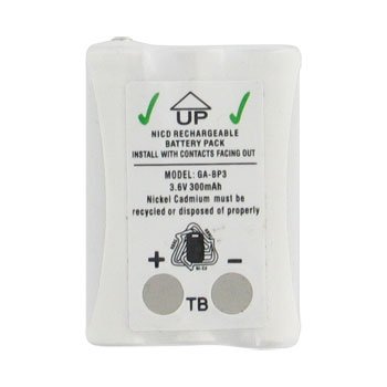 COBRA® 3.6v 300mAh Ni-CD BATTERY PACK