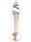 Phallix Glass Massager - Dichroic Wrapped Love Wand