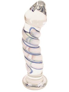 Phallix Glass Massagers - Dichroic Wrapped G-Spot