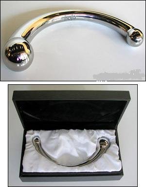 NJoy Double-Ended Stainless Steel Dildo
