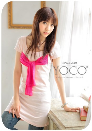 Large bow tee (T8844)