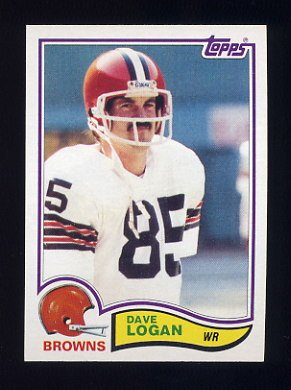 1982 Topps Football #066 Dave Logan - Cleveland Browns