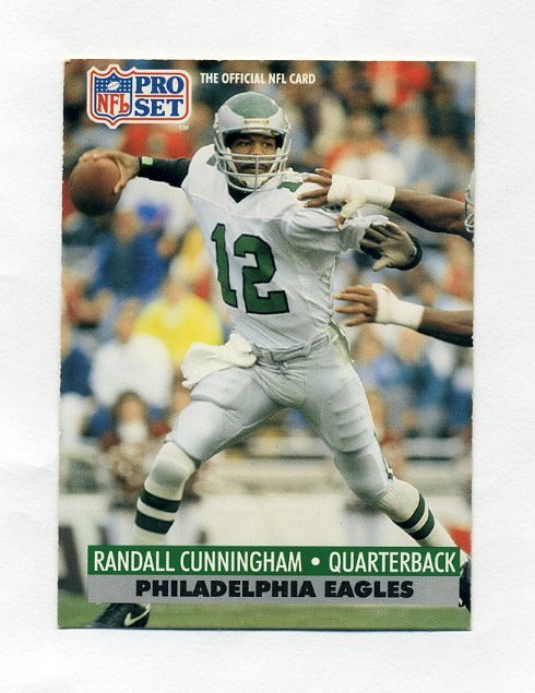 1991 Pro Set Football 256 Randall Cunningham Philadelphia Eagles