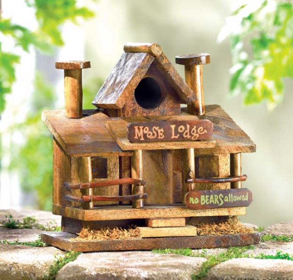 Moose Lodge Birdhouse