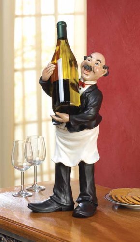 FRENCH WAITER CHEF WINE HOLDER -NEW