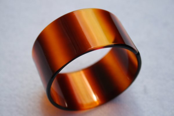 Vintage Tortoiseshell Wide Plastic Bakelite Lucite Bangle Bracelet