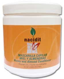 Nacidit Mascarilla Capilar Miel y Almendras - Honey and Almond Hair Mask (16 oz.)
