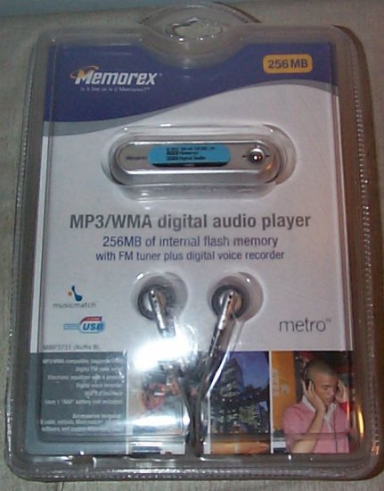 Memorex MMP3731 MP3 Player Digital Voice Recorder FM Tuner NEW in Package