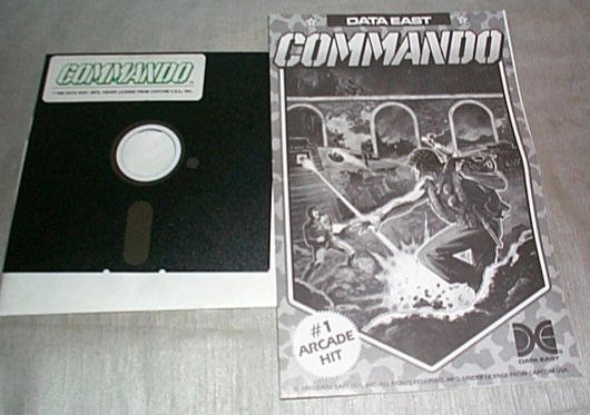 COMMANDO â Commodore C-64 Arcade Type Game â Data East