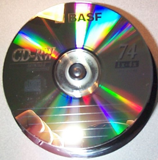 CD-RW BASF Spindle of 25 NEW CDRW