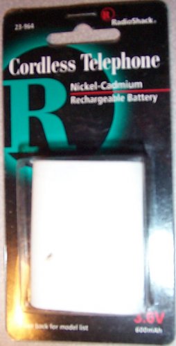 Radio Shack Cordless Phone Battery 23-964 New 990