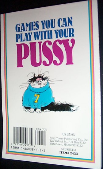 Games You Can Play with your Pussy by Muffy Winthrope (paperback 1993)