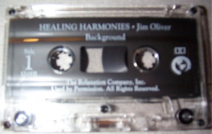HEALING HARMONIES Jim Oliver - Background Music Cassette