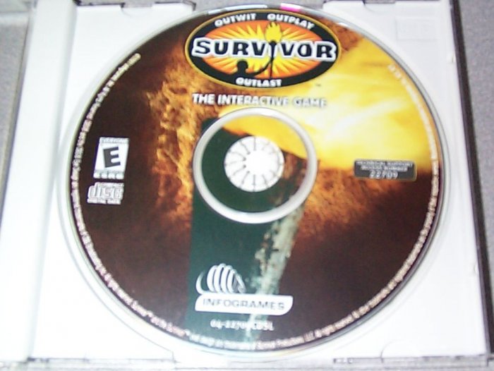 SURVIVOR The Interractive Game PC Game Disk