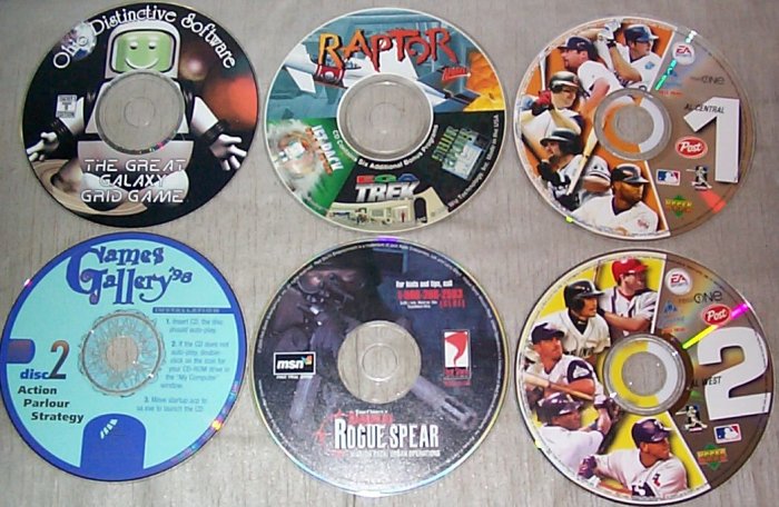 PC Game Lot Rogue Spear Sim Tower plus others AS IS