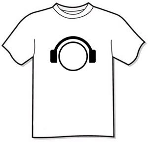 T-shirt - DJ Headphones