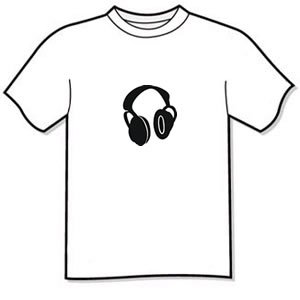 T-shirt - HEADPHONES