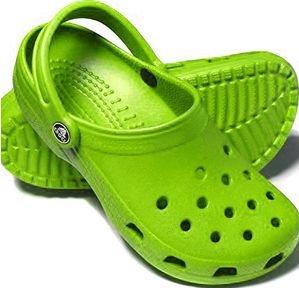 Green Childrens Crocs shoes size M-1/ W-3 New on sale!