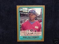 Eric Patterson 2006 Bowman gold rookie card Oakland Athletics Mlb