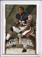 2007 GARRETT WOLFE UPPER DECK STAR ROOKIE CARD CHICAGO BEARS