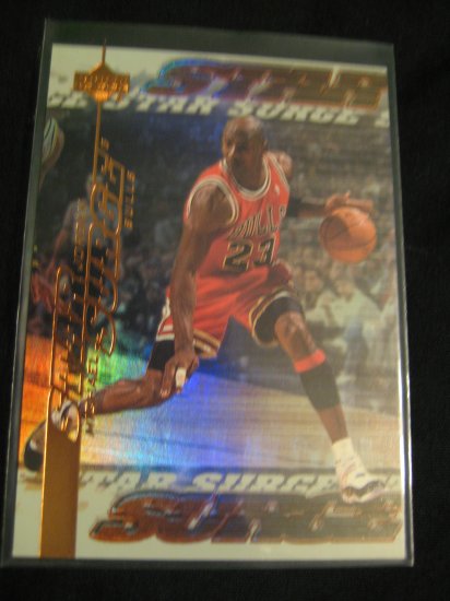 2000 Upper Deck Michael Jordan Star Surge insert card Chicago Bulls