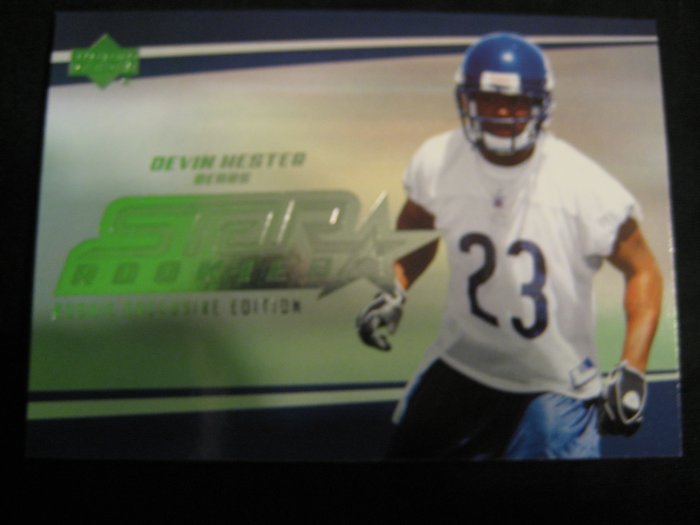 2006 Devin Hester Upper Deck Star rookie card Chicago Bears
