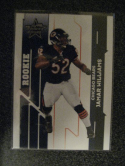 Jamar Williams 2006 Leaf Rookie & Stars rookie card Chicago Linebacker