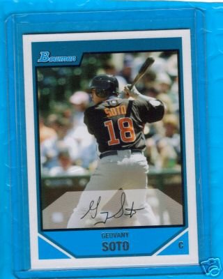 Geovany Soto 07 Bowman rookie card Chicago Cubs catcher