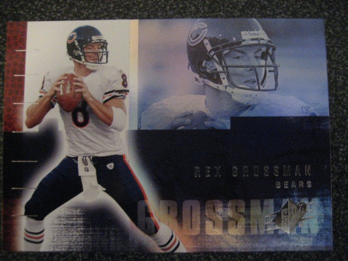 Rex Grossman 06 Upper Deck SPx card Chicago Bears Quarterback