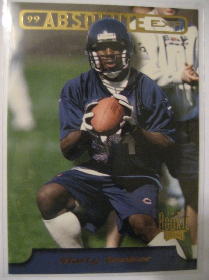 Marty Booker 99 Playoff Absolute Rookie card Chicago Bears Wide Receiver