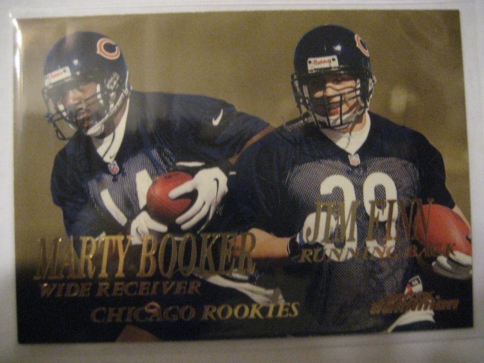 99 Marty Booker Jim Finn Skybox Dominion Rookie card Chicago Bears