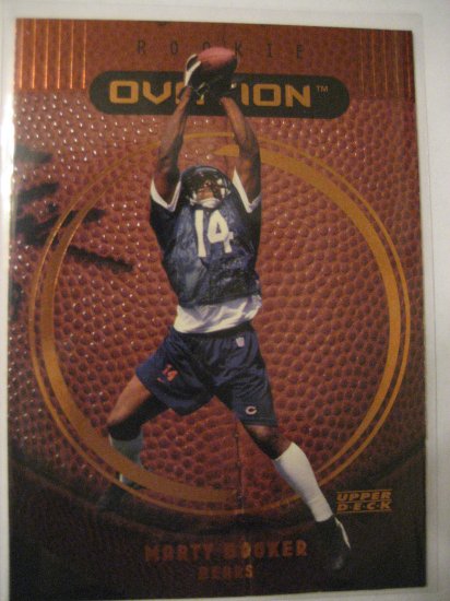 Marty Booker 99 Upper Deck Ovation Rookie Card Chicago Bears