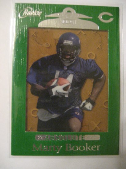 Marty Booker 99 Playoff Absolute SSD Green Rookie card Chicago Bears