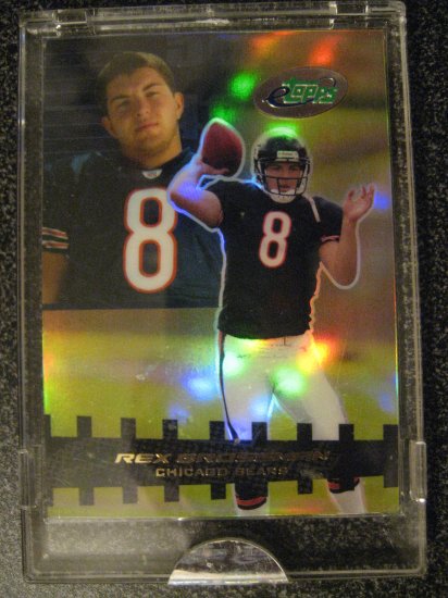 Rex Grossman 03 eTopps Uncirculated rookie card Chicago Bears