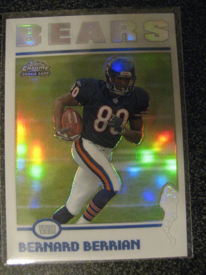 Bernard Berrian 04 Topps Chrome refractor rookie card Vikings