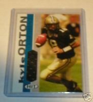 Kyle Orton 05 Sage Hit jersey rookie card Denver Broncos