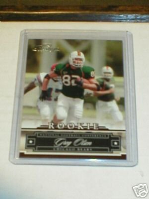 Greg Olsen 07 Playoff Prestige rookie card Chicago Bears