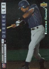 Derrek Lee 94 Upper Deck rookie card Electric Diamond edition RARE Chicago Cubs