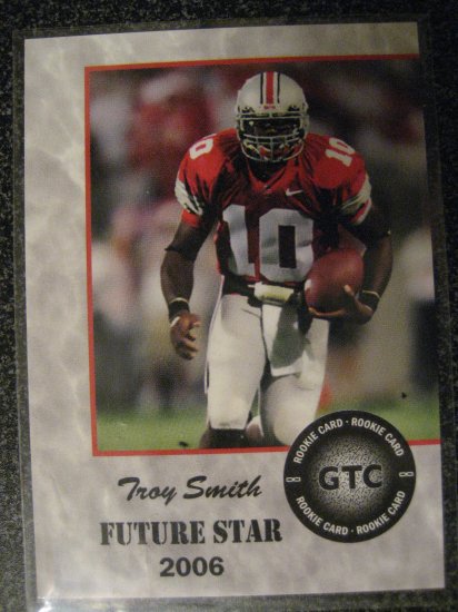 Troy Smith 06 GTC rookie card Baltimore Ravens