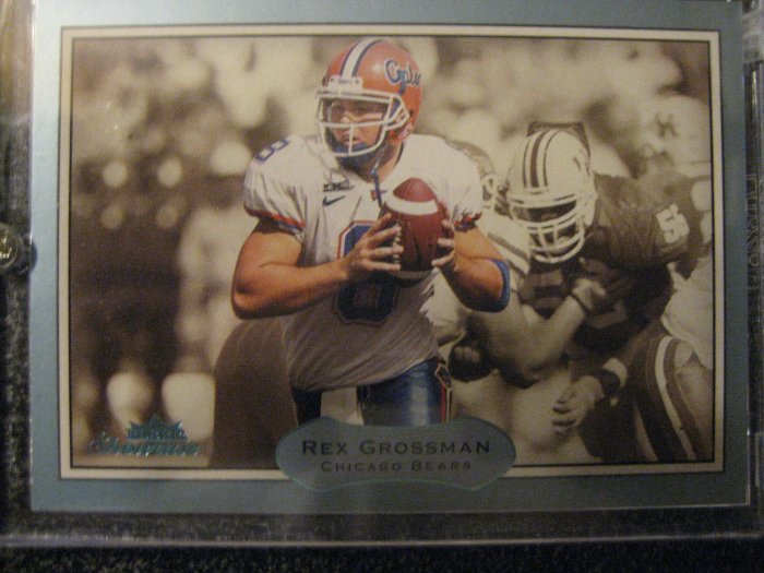 Rex Grossman 03 Fleer Showcase rookie card Chicago Bears