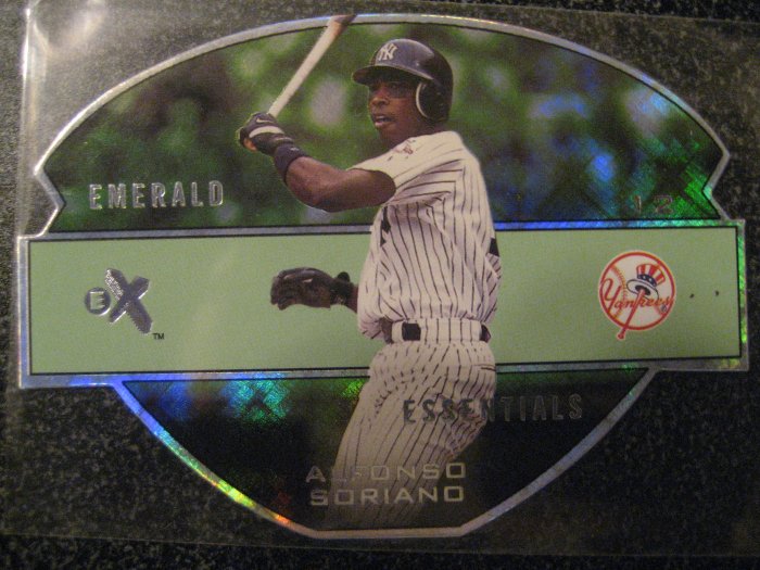 Alfonso Soriano 03 Ex Emerald Essentials Chicago Cubs